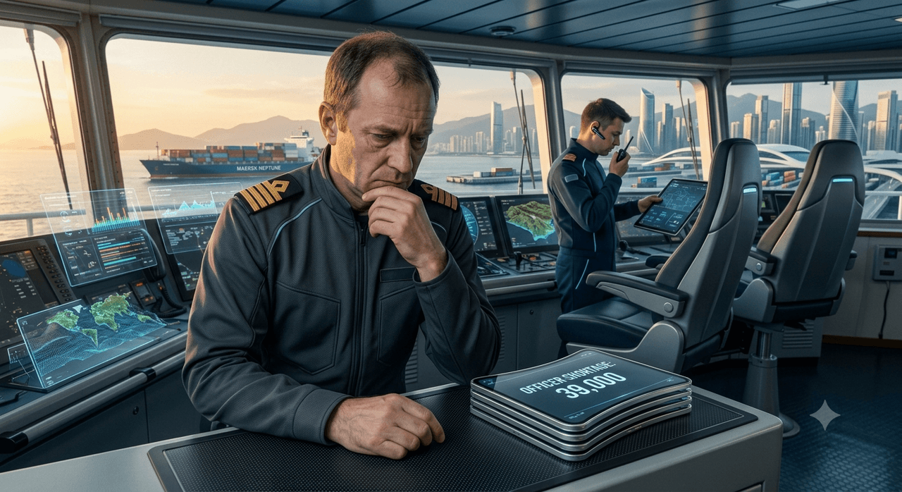 Морякам официально не хватает 39 тысяч офицеров — вышел Seafarer Workforce Report 2026