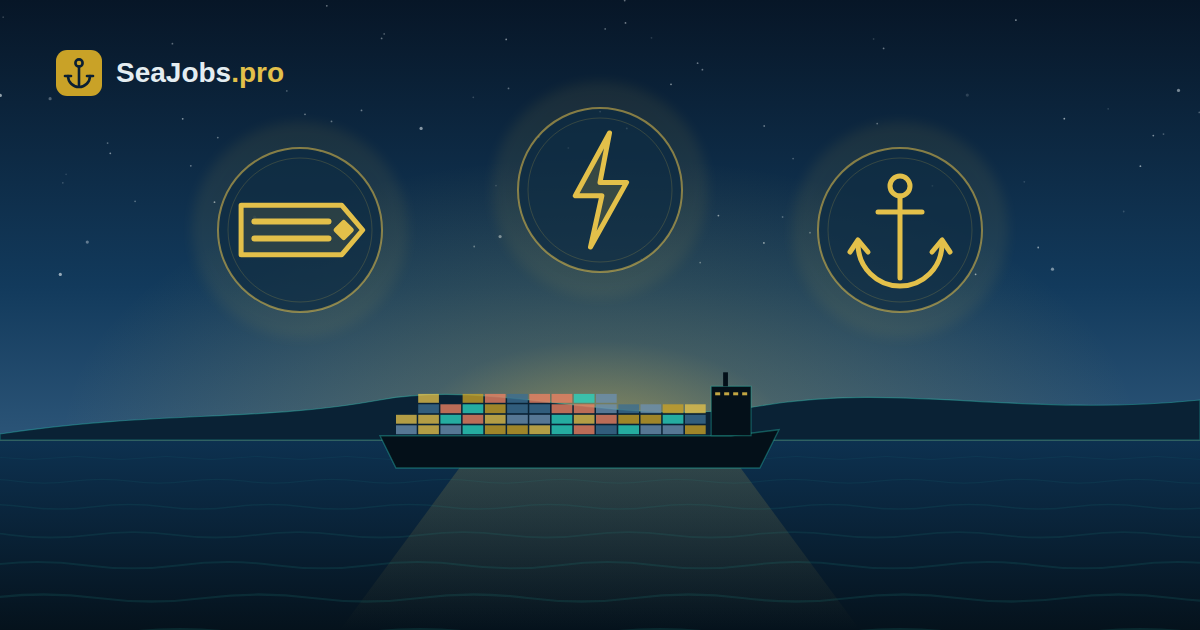 Seafarer jobs in Poland: officers of the watch, ETOs and able seamen