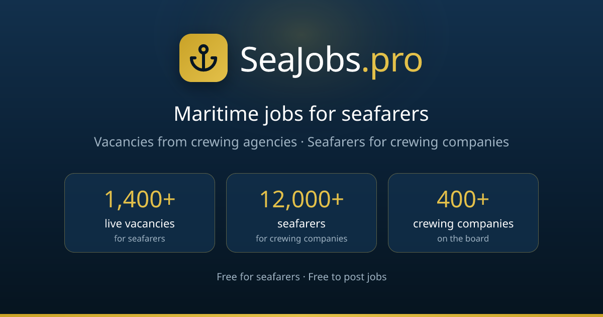Jobs on container ships — maritime vacancies | SeaJobs.pro